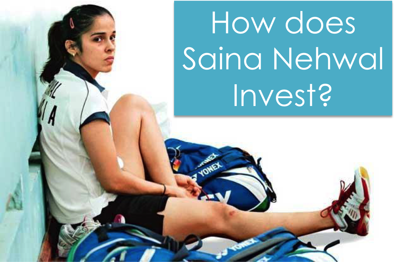 How does Saina Nehwal invest?