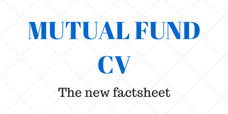Mutual Fund CV factsheet